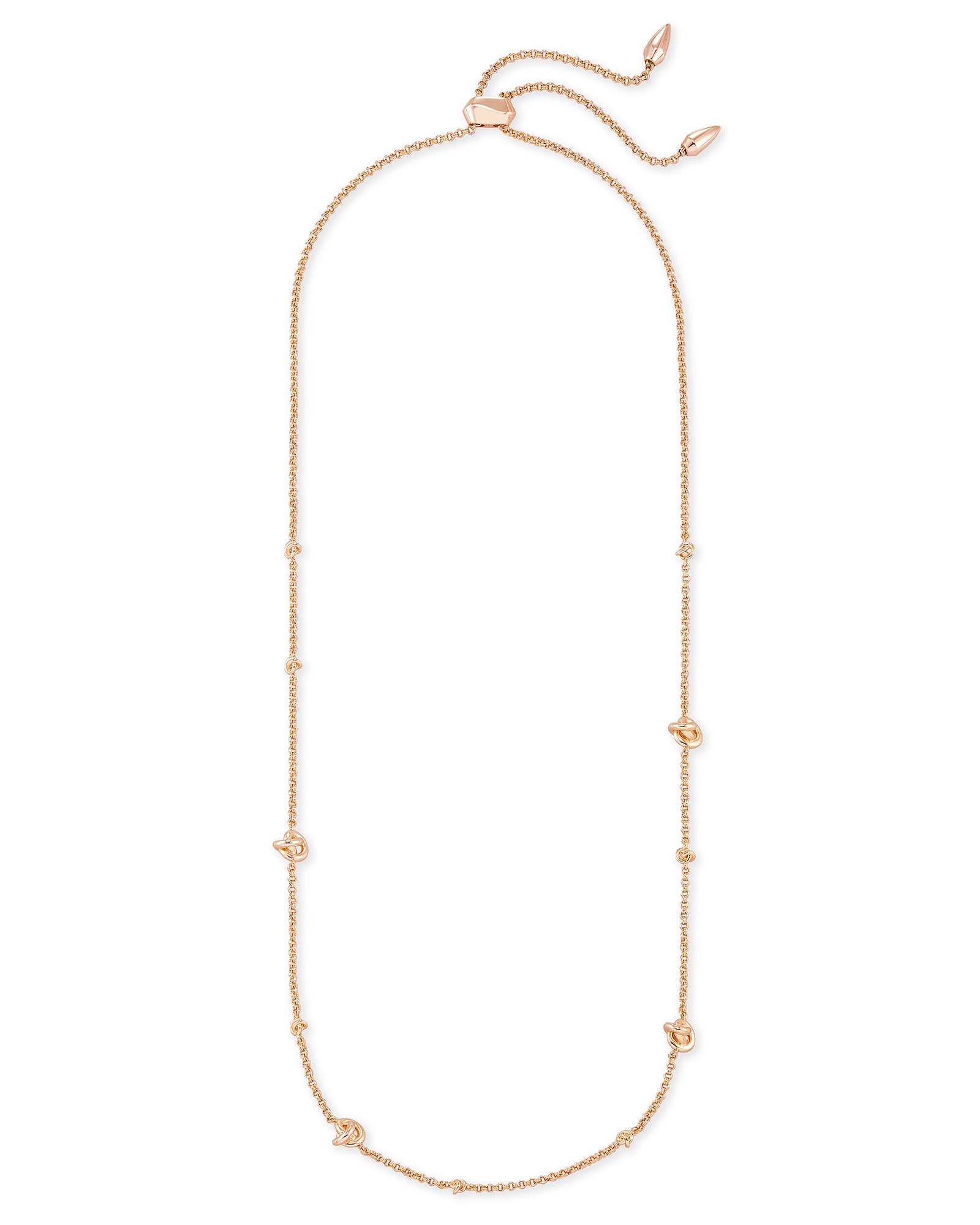 Presleigh Short Stand Necklace in Rose Gold
