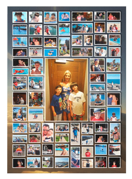 Centre Image Collage v3 - Your Photos onto Canvas | Pictures on Canvas ...