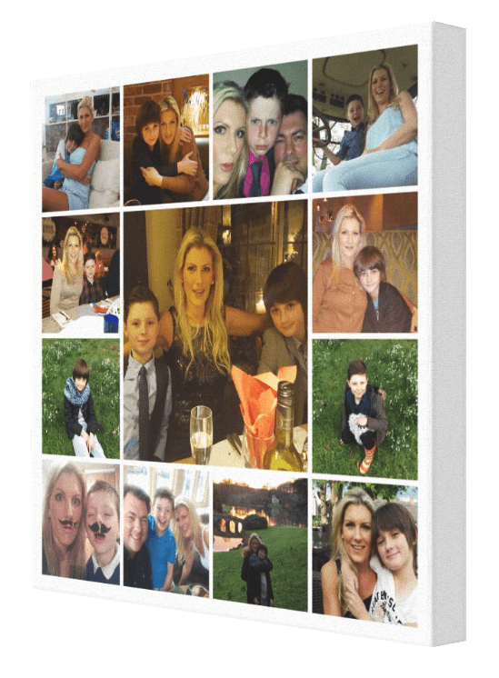 17 Image Tile Collage Canvas | Photos to Canvas | Pictures onto Canvas ...