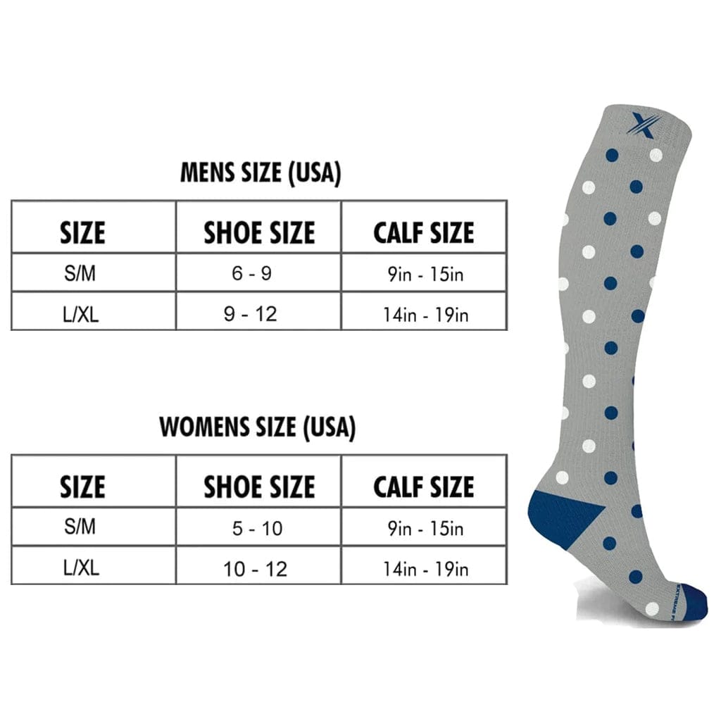 Compression socks Size Chart & Size Guide – True Energy Socks