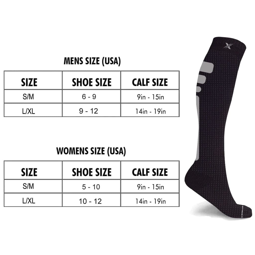 Run+ Reflective Compression Socks – Extreme Fit