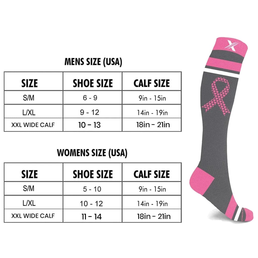LV Pink Ribbon Socks