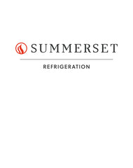 Summerset Refrigeration Manual 21in