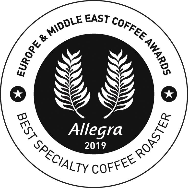 Award for Best Specialty Coffee Roaster in Europe and Middle East, 2019