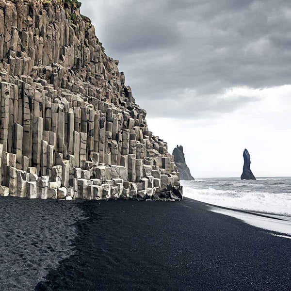 Spiaggia di sabbia nera (Reynisfjara), Vik, Islanda