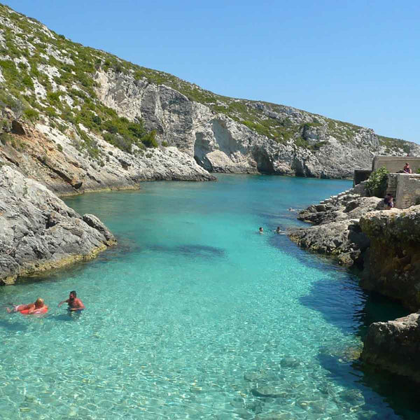 Spiaggia di Porto Limnionas, Isole Ionie, Grecia