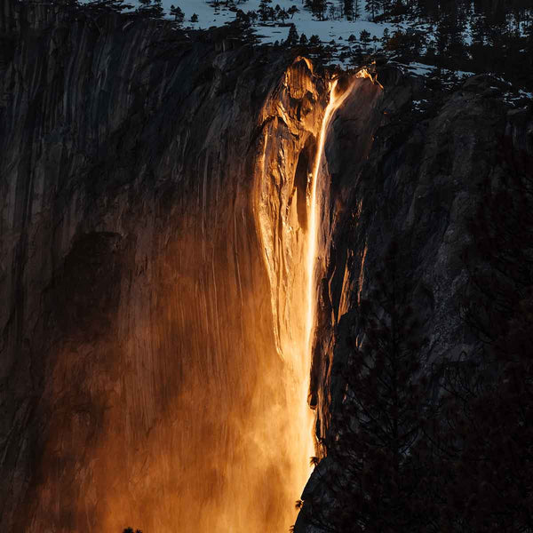 Chute de feu de prêle de Yosemite