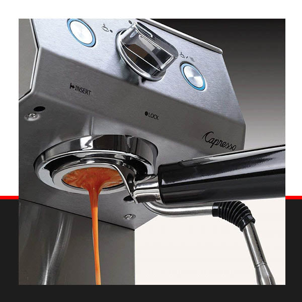 Capresso Cafe Pro Espresso Maker, Silver