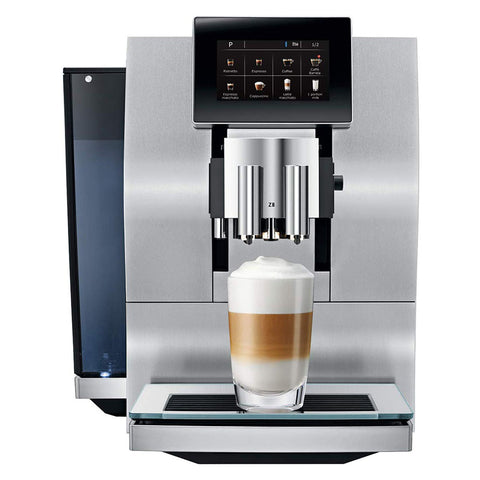 Jura Z8 Aluminum Automatic Espresso & Cappuccino Machine with Touch screen, Aluminum