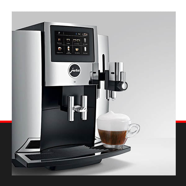 JURA S8 CHROME AUTOMATIC COFFEE MACHINE, CHROME