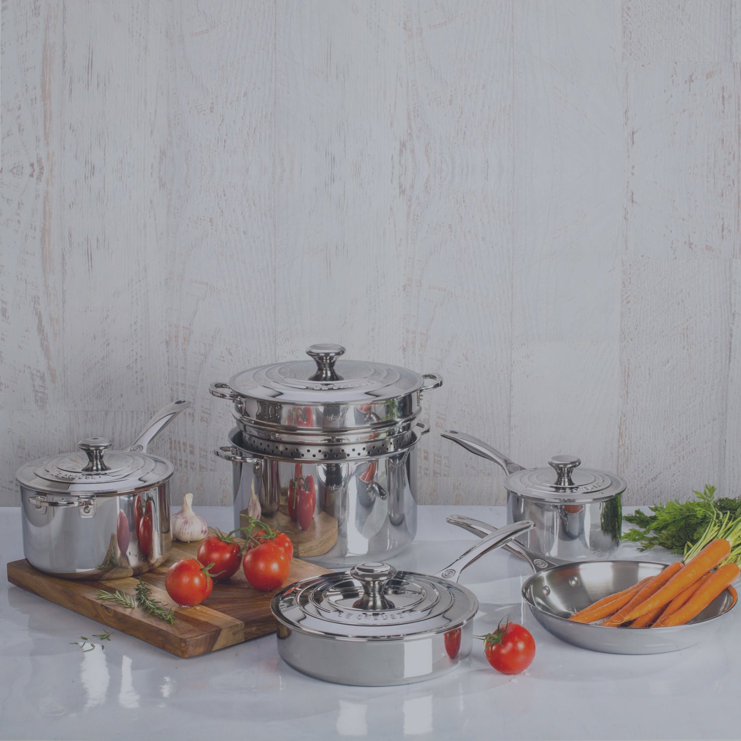 Le Creuset 10-Piece Stainless Steel Set