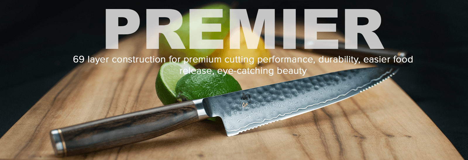 Shun PREMIER knives banner