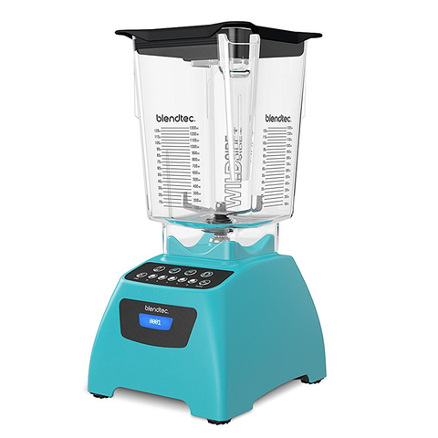 Blendtec Classic 575 Blender with 90 oz WildSide+ Jar, Caribbean Blue