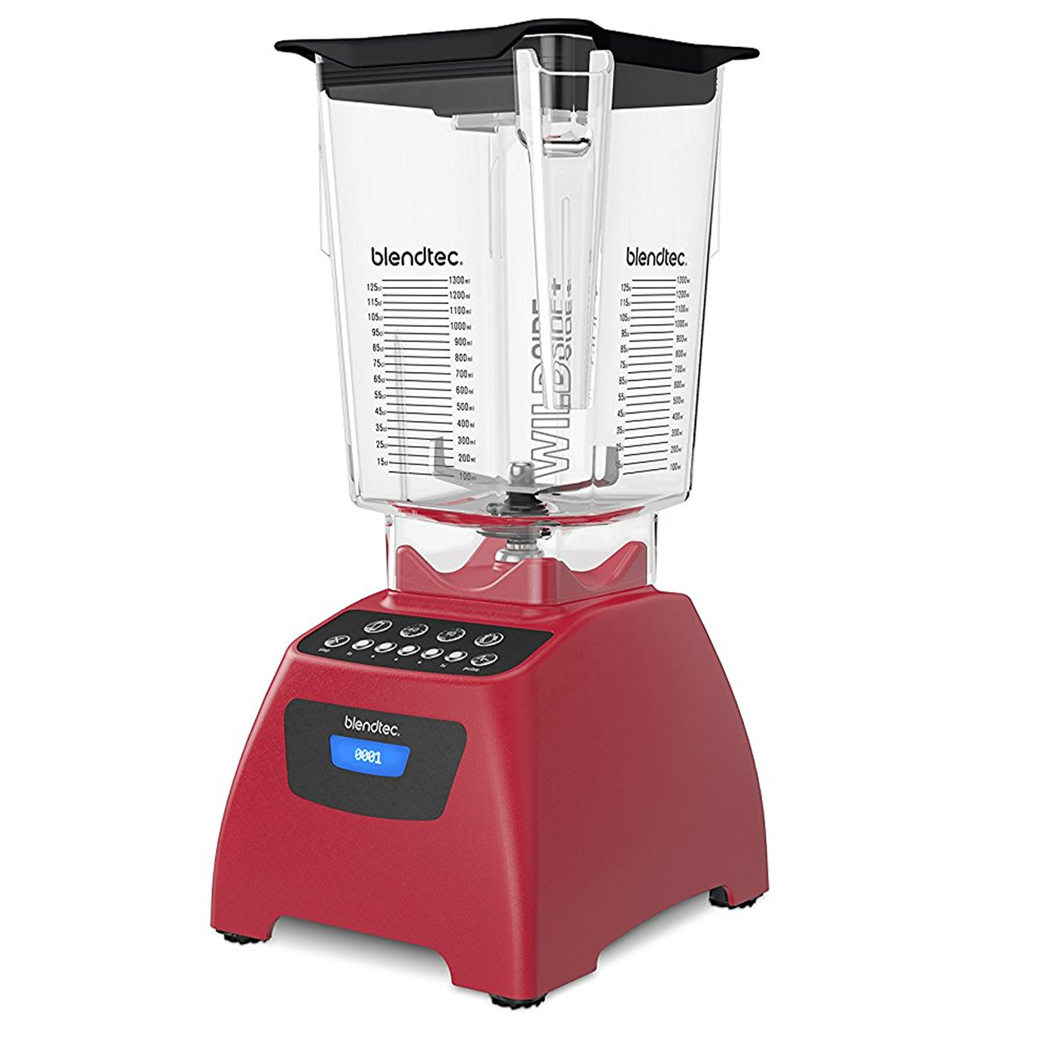 Blendtec Classic 575 Blender with 90 oz WildSide+ Jar, Poppy Red