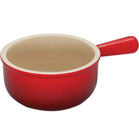 LE CREUSET 16-OUNCE FRENCH ONION SOUP BOWL - CERISE