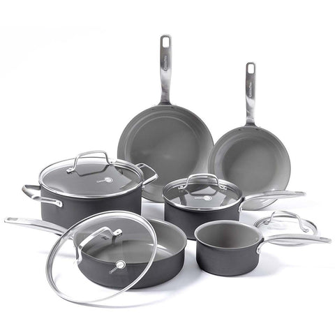 GREEN PAN CHATMAN CERAMIC 10-PIECE NONSTICK COOKWARE SET