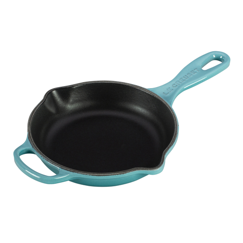 LE CREUSET 6-1/3'' SIGNATURE SKILLET - CARIBBEAN