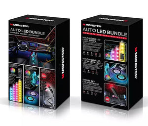 Monster 5 Piece Auto LED Lighting Kit - 105388