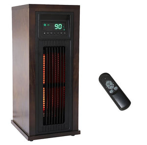 Member's Mark 23" 3-Element Infrared Wood Tower Heater with UV LED Light - 104005