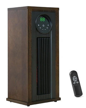 Member's Mark 23"3-Element Infrared Wood Tower Heater with UV LED Light - 104442