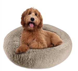 Pet Napper Taupe Donut Dog Bed, 39" L X 39" W X 11" H - 106499