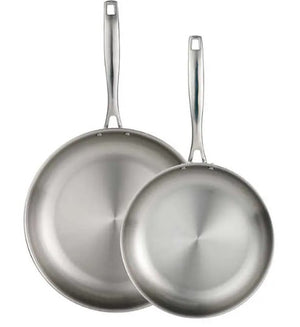 Tramontina Tri-Ply Clad Stainless Steel Fry Pan Set, 2-piece - 104920