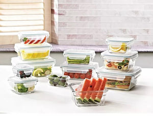 Member's Mark 24-Piece Glass Food Storage Set By Glasslock - Sam's Club - 105184