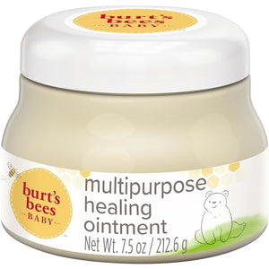 2 Pack! Burt's Bees Baby Multipurpose Healing Ointment, Gentle Cream Calms Sensitive Skin, Head to Toe Care, Diaper Rash Protection, 100% Natural Origin Plant Based Formula, Pediatrician Tested, 7.5 Oz Tub - 102032