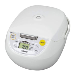 Tiger JBV-S18U 10-Cup Microcomputer Controlled 4-in-1 Rice Cooker (White) - 104794