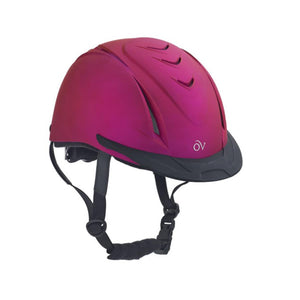 Ovation Adults' Equestrian Horse Riding Lightweight Comfortable Adjustable Low-Profile Metallic Schooler Helmet - 104308