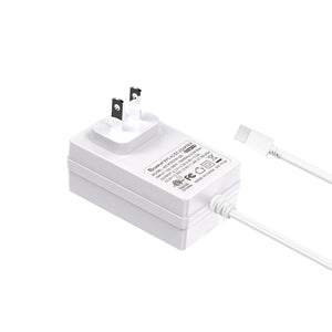 27W Power Supply for Raspberry Pi 5 Power Supply PD Adapter 5.1V 5A USB-C Power Supply for Raspberry Pi 5 8GB 4GB (White US Plug) - 101917