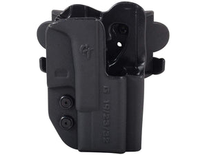 Comp-Tac International OWB Holster for IDPA/USPSA Competition and EDC | Comes with Belt Mount, Paddle Mount, and Drop Offset - 102310