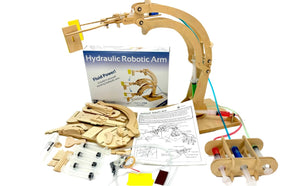 Hydraulic Robot arm kit Science kit for Kids 8-12 dyi stem Toy Building kit for Boys Best Gift for boy 8-12 stem kit for Kids Desk Toy Mechanical Hand hydrobot - 102257