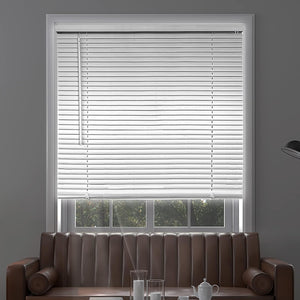 CHICOLOGY Blinds for Windows, Mini Blinds, Window Blinds, Door Blinds, Blinds & Shades, Camper Blinds, Mini Blinds for Windows, Horizontal Window Blinds, Midnight White (Blackout), 69" W X 48" H
