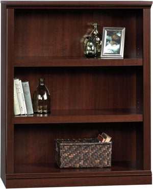 Sauder Miscellaneous Storage 3-Shelf Bookcase/ Book shelf, Select Cherry finish