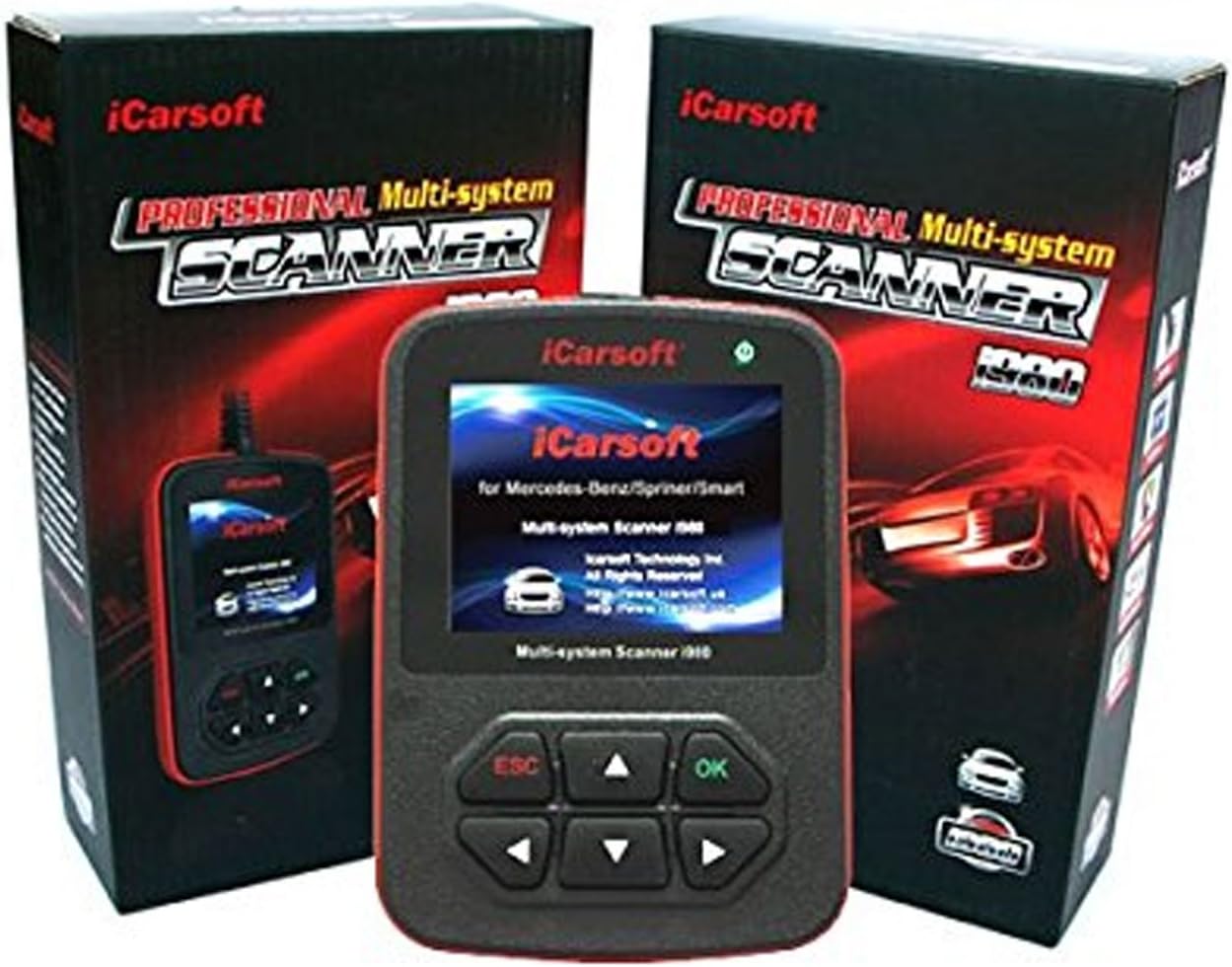 iCarsoft Genuine Mercedes Benz I980 Professional Diagnostic Scanner Tool - 100162