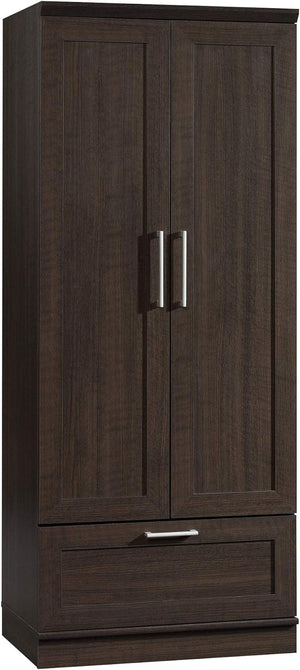 Sauder HomePlus Wardrobe/Pantry cabinets, L: 28.98" x W: 20.95" x H: 71.18", Dakota Oak finish