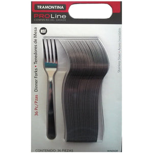 Tramontina Pro Line 36 Dinner Forks Commercial Grade Stainless Steel - 104852