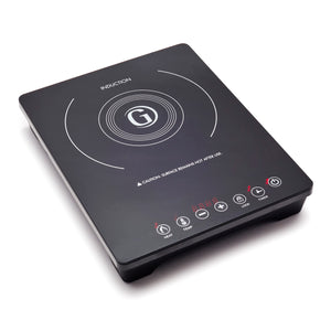 GreenPan Portable Induction Cooktop, Countertop Burner with Temperature Controls, Programmable LED Display with Timer, 1800W, Black - 105001