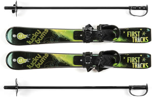 Lucky Bums Kids Beginner Snow Skis - 100734