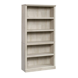Sauder Miscellaneous Storage 5 Bookcase/Book Shelf, L: 35.28" x W: 13.23" x H: 69.76", Chalked Chestnut finish - 104681