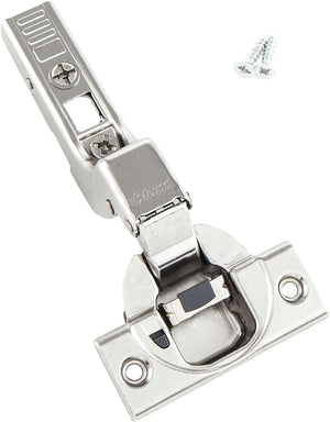 Blum Clip Top Blumotion Furniture Hinge Integrated Inner 107 Degrees with Spring and Assmbly Pack! - 104548