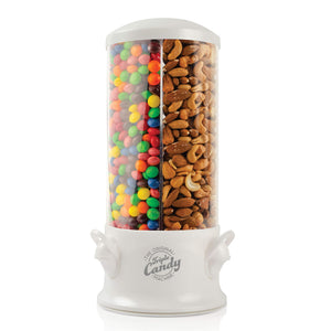 Handy Gourmet Original Triple Machine-Fun Candy & Nut Dispenser-New & Improved (Pearl White), Standard - 104956