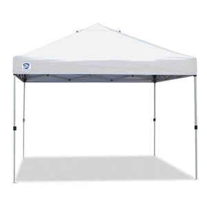 Z-Shade 10' x 10' Peak Straight Leg Instant Shade Outdoor Canopy, White - 104029