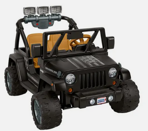 Power Wheels Jeep Wrangler 12-Volt Ride-On: Stars and Stripes! - 105222