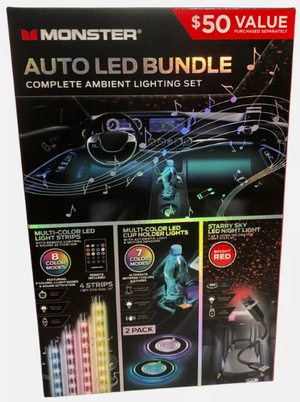 Monster 5 Piece Auto LED Lighting Kit - 105177