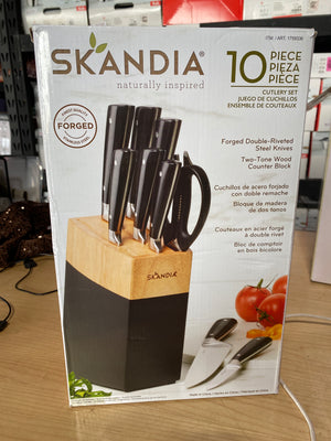 Skandia Constract 10-piece Knife Block Set - 104795