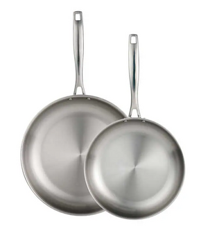 Tramontina Tri-Ply Clad Stainless Steel Fry Pan Set, 2-piece - 105004