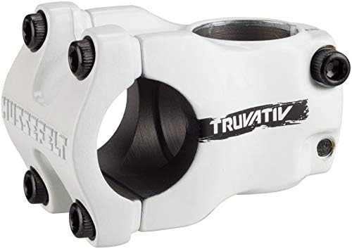 Truvativ Hussefelt Stem 40mm Clamp 31.8mm +/-0 Deg 1 1/8 in White Aluminum MTB - 100116