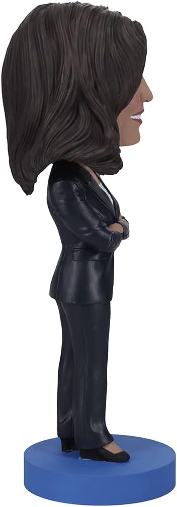 Royal Bobbles Kamala Harris Bobblehead, Premium Polyresin Lifelike Figure, Unique Serial Number, Exquisite Detail - 100106